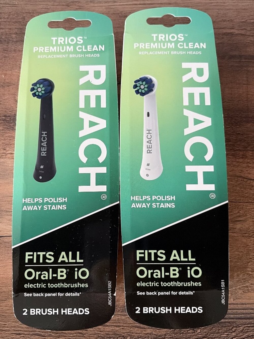 2-pack REACH Trios Premium Clean Replacement Toothbrush Heads - Oral-B iO